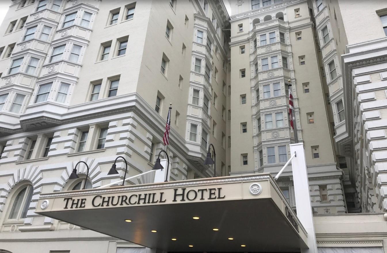 The Churchill Hotel Near Embassy Row Washington Buitenkant foto